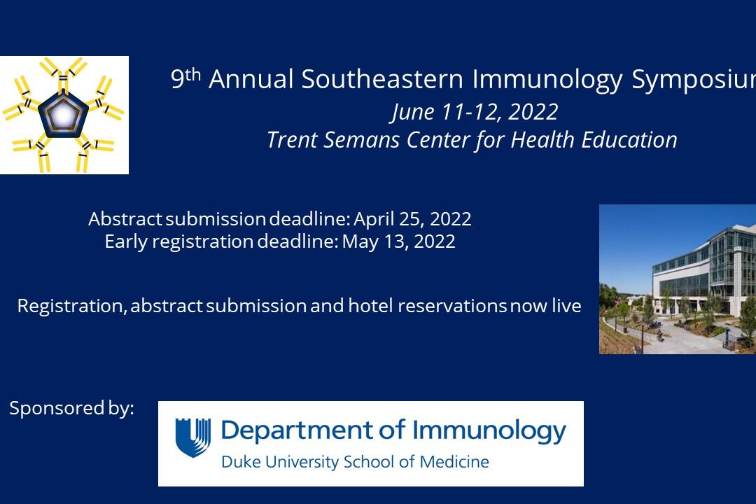 Southeastern Immunology Symposium flyer image